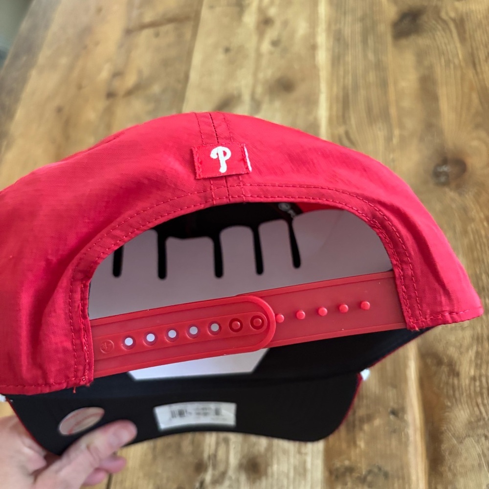 NWT Philadelphia Phillies MLB '47 Brand Red Script Rope Hitch Adjustable Hat - Picture 6 of 8